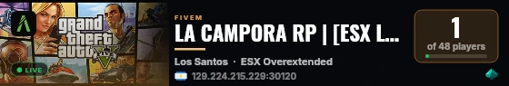 LA CAMPORA RP | [ESX Legacy] live status badge