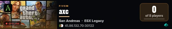 axc live status badge