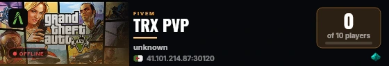 TRX PVP live status badge