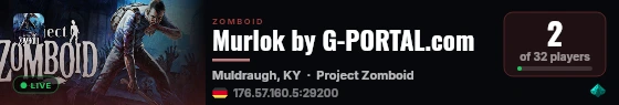 Murlok by G-PORTAL.com live status badge