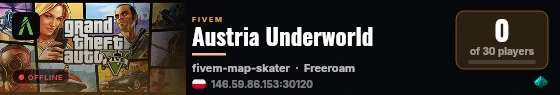Austria Underworld live status badge