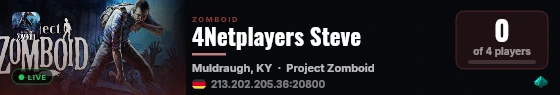 4Netplayers Steve live status badge