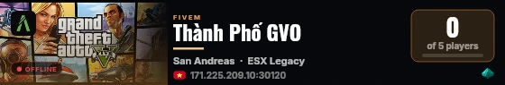 Thành Phố GVO live status badge