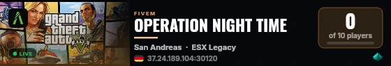 OPERATION NIGHT TIME live status badge
