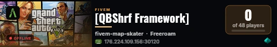 [QBShrf Framework] live status badge