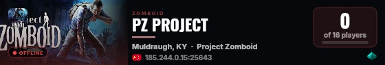 PZ PROJECT live status badge