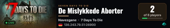 De Mislykkede Aborter live status badge