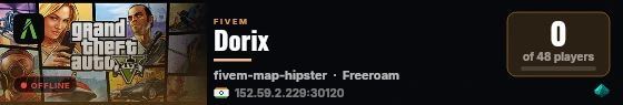 Dorix live status badge