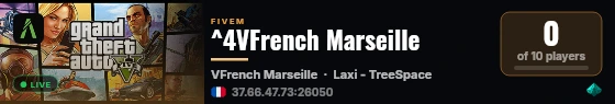 ^4VFrench Marseille live status badge