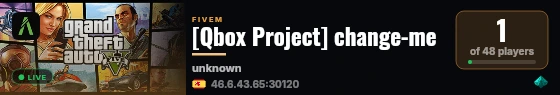 [Qbox Project] change-me live status badge