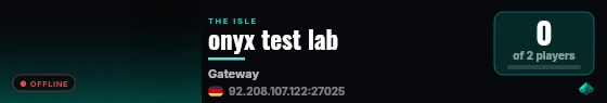 onyx test lab live status badge