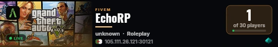 EchoRP live status badge