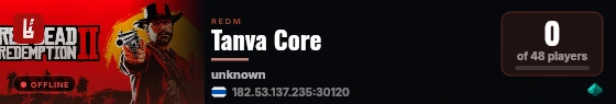 Tanva Core live status badge
