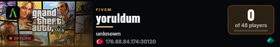 yoruldum live status badge