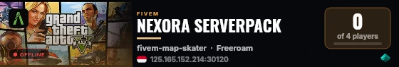 NEXORA SERVERPACK live status badge