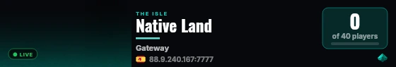 Native Land live status badge