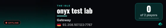 onyx test lab live status badge