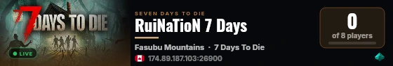 RuiNaTioN 7 Days live status badge