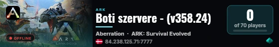 Boti szervere - (v358.24) live status badge