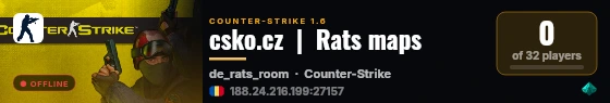 csko.cz  |  Rats maps live status badge