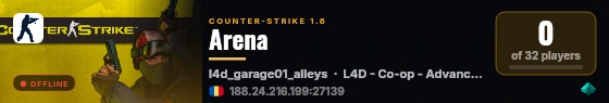 Arena live status badge