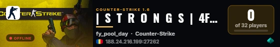 |  S  T  R  O  N  G  S  |  4FUN  #POOLDAY TOP CLAN  @BRXGames live status badge