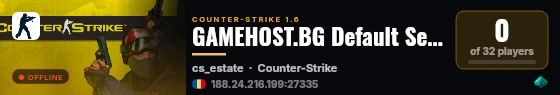 Kick.lv | CSDM + CUSTOM CS:GO MOD [ Skin Shop + Missions ] live status badge
