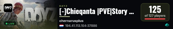 [-]Chieqanta |PVE|Story Mode|Custom Events live status badge