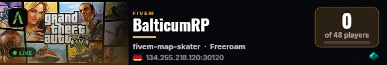 BalticumRP live status badge