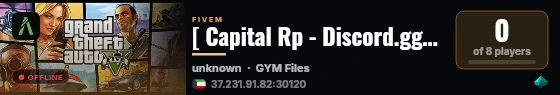 [ Capital Rp - Discord.gg/pJ7sXGtkeb ] live status badge