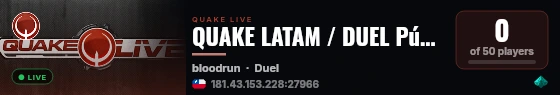 QUAKE LATAM / DUEL Público #2 | DATA CENTER live status badge