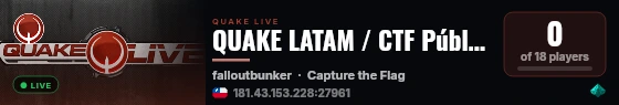 QUAKE LATAM / CTF Público #2 | DATA CENTER live status badge