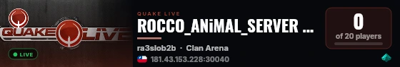 ROCCO_ANiMAL_SERVER / CA RA3 #1 [8X8] / WWW.MEGADRIVESTORE.CL live status badge