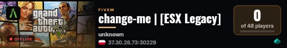 change-me | [ESX Legacy] live status badge