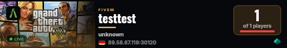 testtest live status badge
