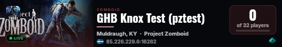 GHB Knox Test (pztest) live status badge