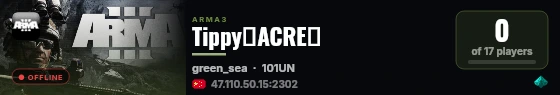 Tippy（ACRE） live status badge