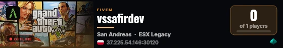vssafirdev live status badge
