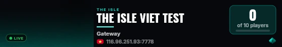 THE ISLE VIET TEST live status badge