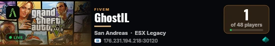 GhostIL live status badge