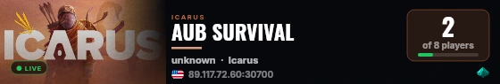 AUB SURVIVAL live status badge