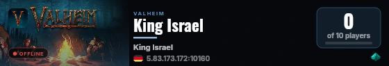 King Israel live status badge