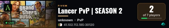 Lancer PvP | SEASON 2 live status badge