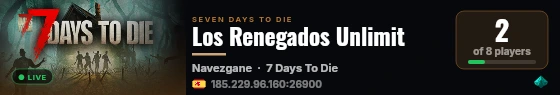 Los Renegados Unlimit live status badge