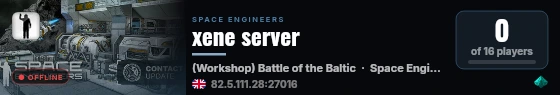 xene server live status badge