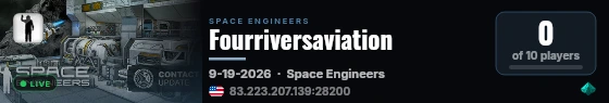 Fourriversaviation live status badge