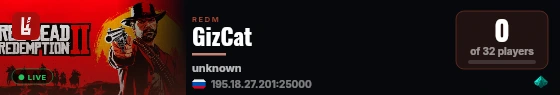 GizCat live status badge