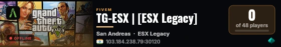 TG-ESX | [ESX Legacy] live status badge