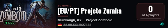 [EU/PT] Projeto Zumba live status badge