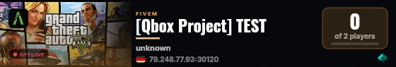 [Qbox Project] TEST live status badge